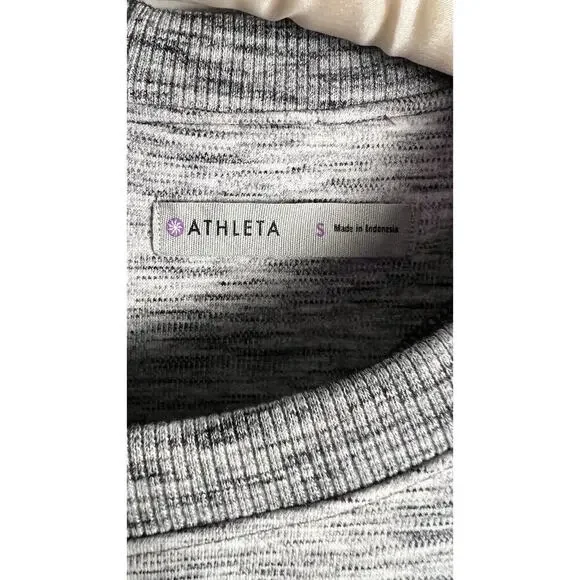 Athleta Womens Heathered Gray En Route Dress Fit And Flare Size Small - Picture 8 of 11